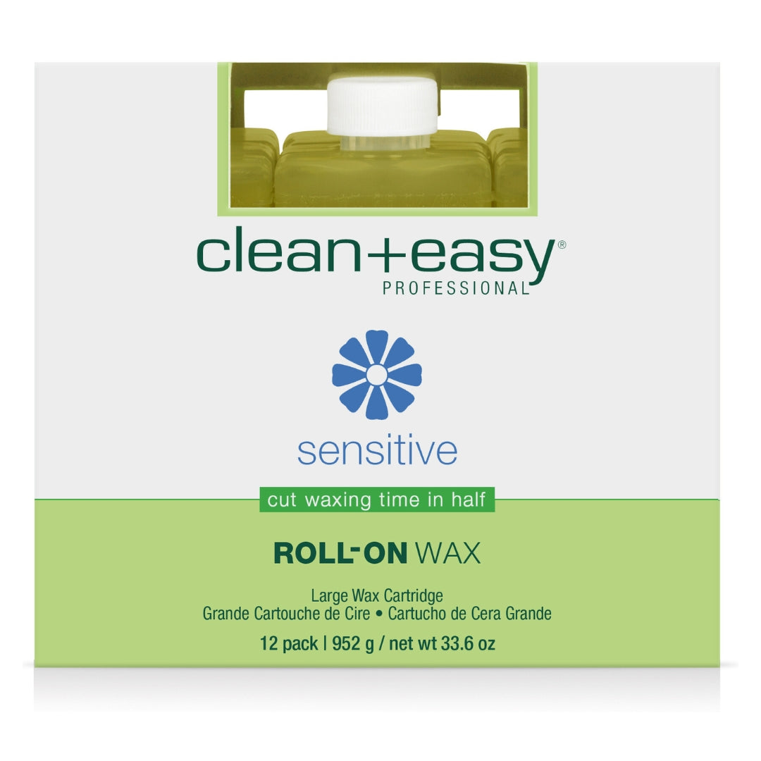 Clean + Easy Sensitive Roll-On Wax Refill Large 12 Pack 41212