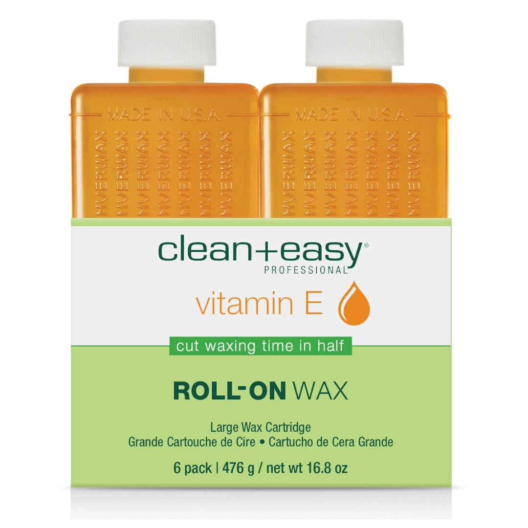 Clean + Easy Vitamin E Infused Roll-On Wax Large Refill 47350